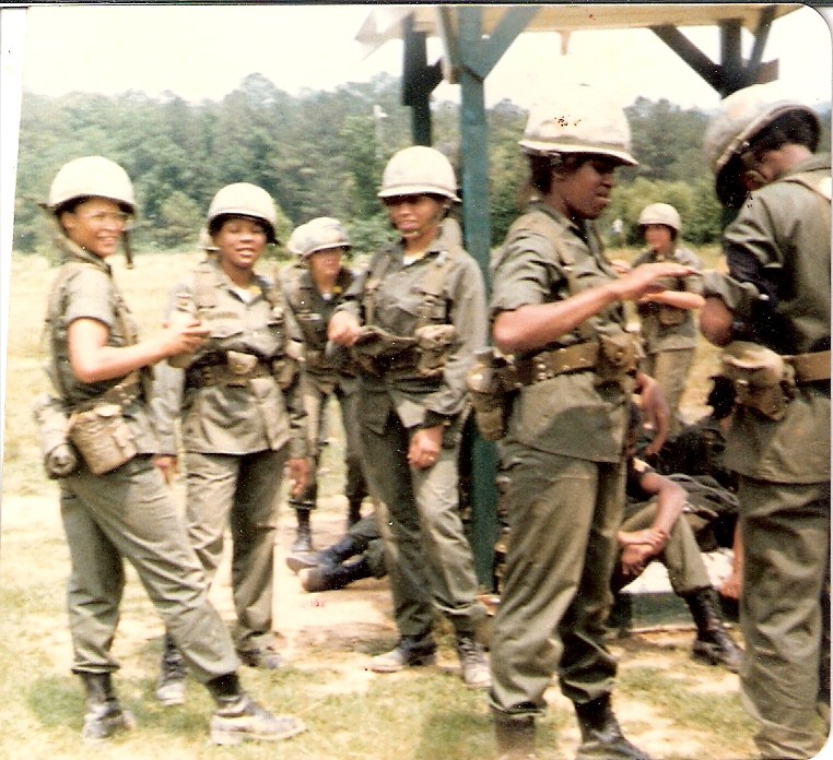 That's me on the left in basic training in July 1980. We'd just finished our first visit to the weapons range. I was feeling proud of myself. Notice the cigarette. So glad I quit smoking!